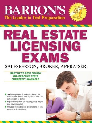 cover image of Barron's Real Estate Licensing Exam